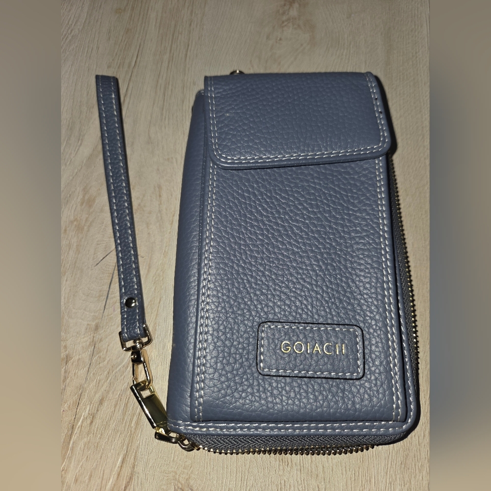 🌹Blue Wristlet Clutch